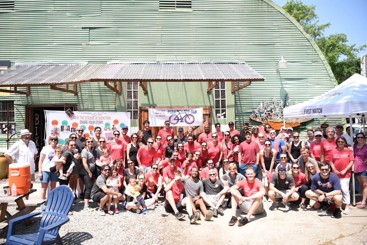From the 2018 Pedal for P-Man photo collection, photograph 1